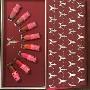 Jeffree Star mini reds and pinks